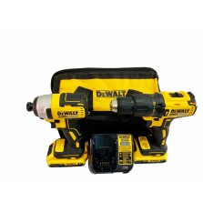 Combo Taladro Percutor + Atornillador de Impacto Dewalt
