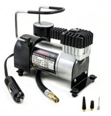 Compresor para Auto 12v Inflador de Neumáticos 140 Psi-Negro